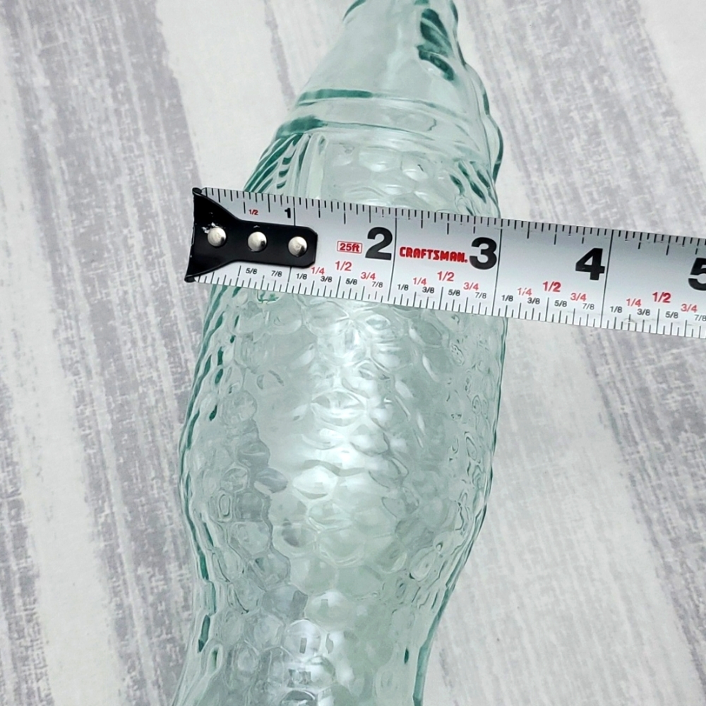 Antique Glass Fish Bottle Modelle Depose 70mm Blue Green Color - Picture 15 of 15